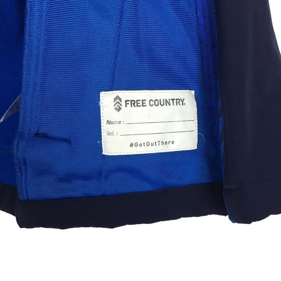 FREE COUNTRY Boy’s Ultimate Softshell Jacket Fleece Lined Reflective Size 5/6 - Picture 9 of 15